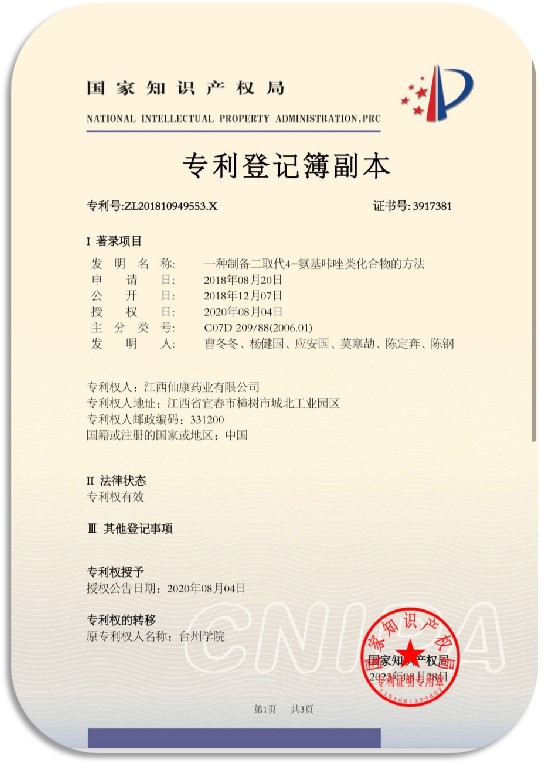 2020年授權發(fā)明專利